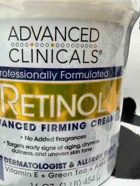 Advanced Clinicals Retinol Advanced Firming Cream - White/Gold